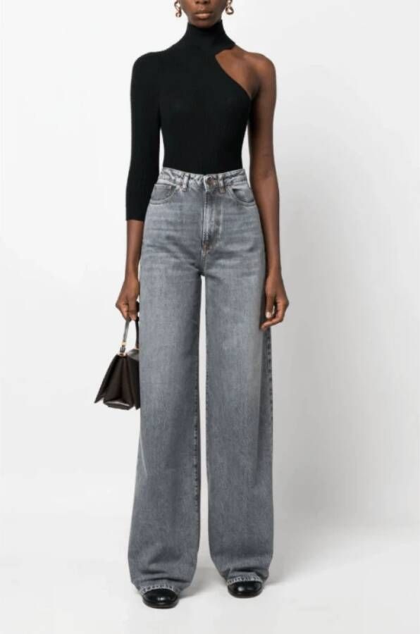 3X1 Wide Jeans Grijs Dames