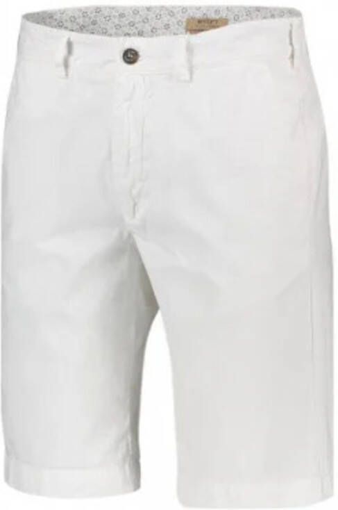 40Weft Bermuda Man Sergentbe_7031 40W441 Wit Heren
