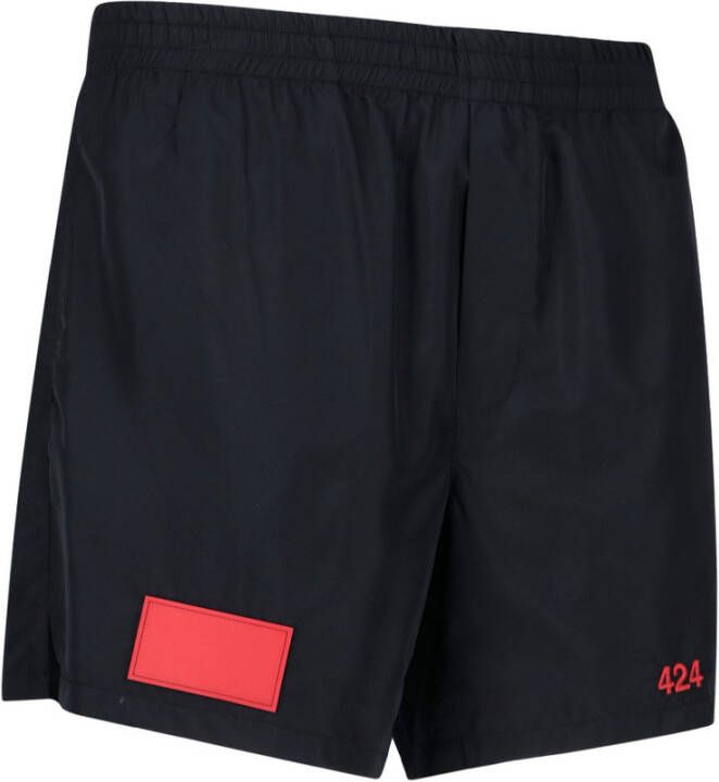 424 Casual shorts Zwart Heren