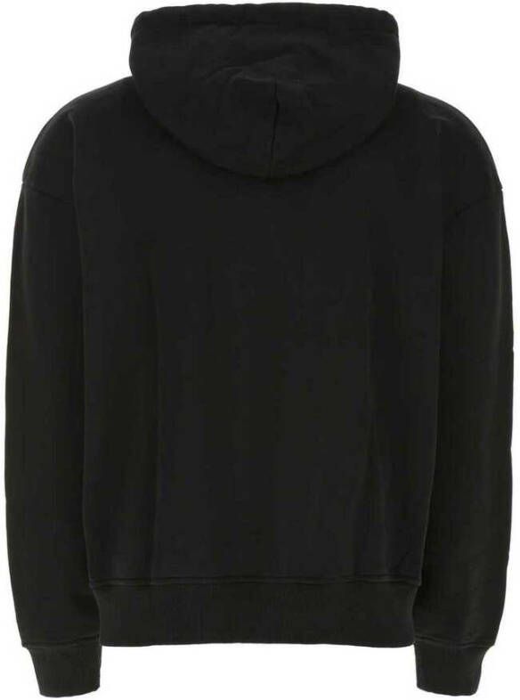 424 Zwart katoenen sweatshirt Zwart Heren