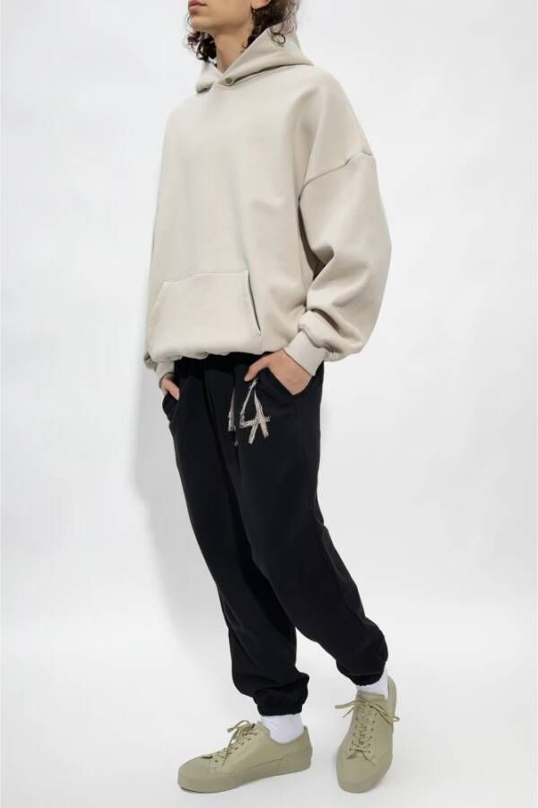 44 Label Group Sweatpants met logo Zwart Heren