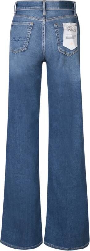 7 For All Mankind Blauwe Jeans voor Dames Stijlvol en Comfortabel Blauw Dames