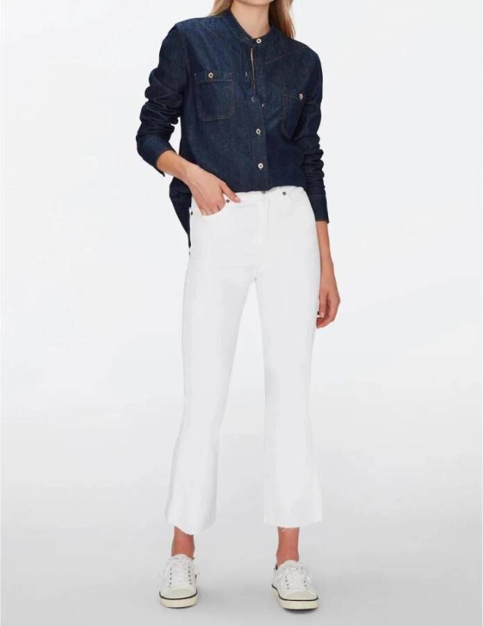 7 For All Mankind Slim-fit Jeans Wit Dames