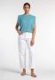 7 For All Mankind Straight Trousers White Dames - Thumbnail 2