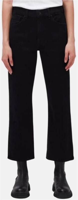 7 For All Mankind Tapered Trousers Zwart Dames