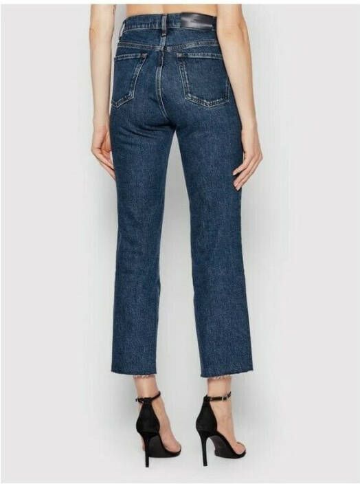 7 For All Mankind Brede jeans Blauw Dames