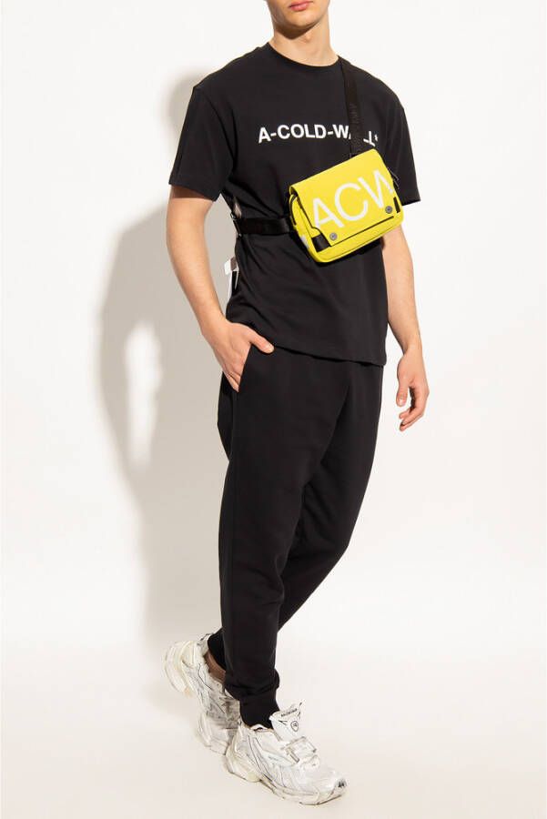 A-Cold-Wall Trainingsbroek met logo Zwart Heren