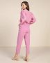 Aaiko Gekleurde Vis Broek Kira Fuchsia Pink Dames - Thumbnail 6