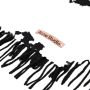 Acne Studios Stijlvolle Sjaal voor Mannen en Vrouwen Black Heren - Thumbnail 4