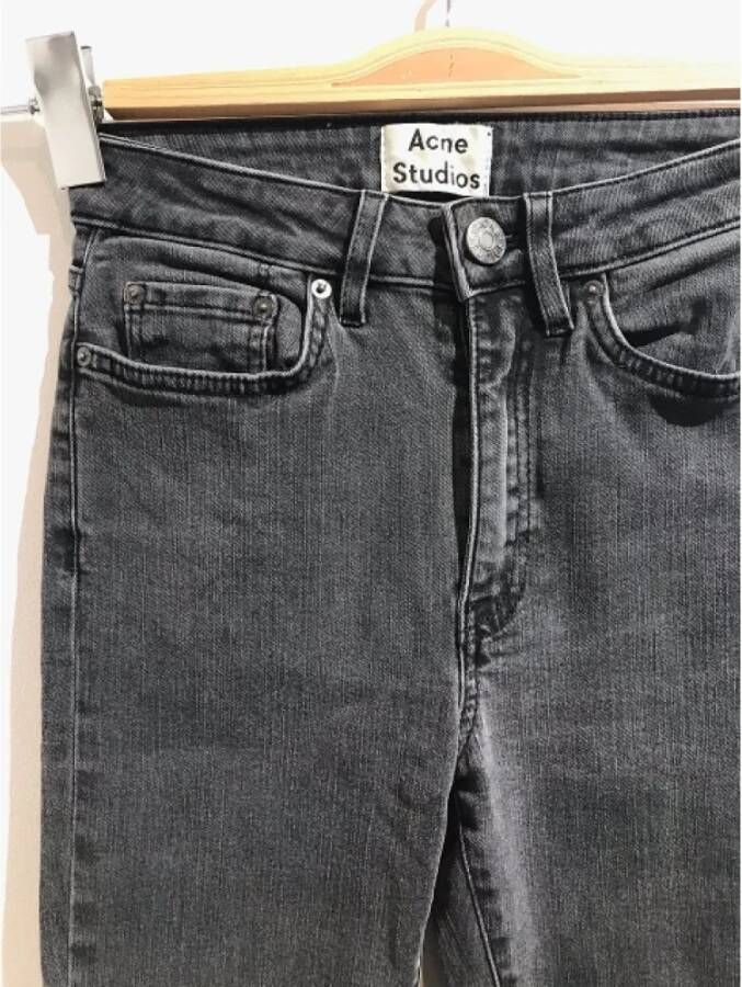 Acne Studios Pre-owned Cotton jeans Zwart Dames