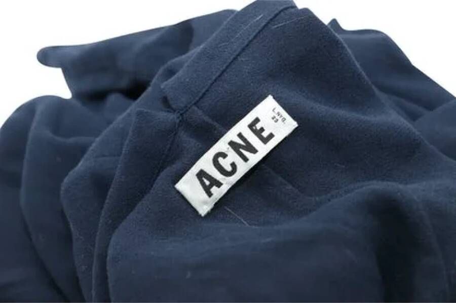 Acne Studios Pre-owned Viscose dresses Blauw Dames