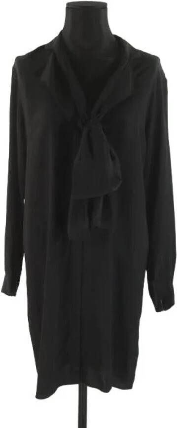 Acne Studios Pre-owned Silk dresses Zwart Dames