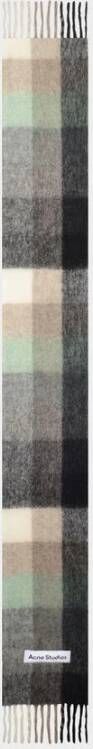Acne Studios Winter Scarves Groen Unisex