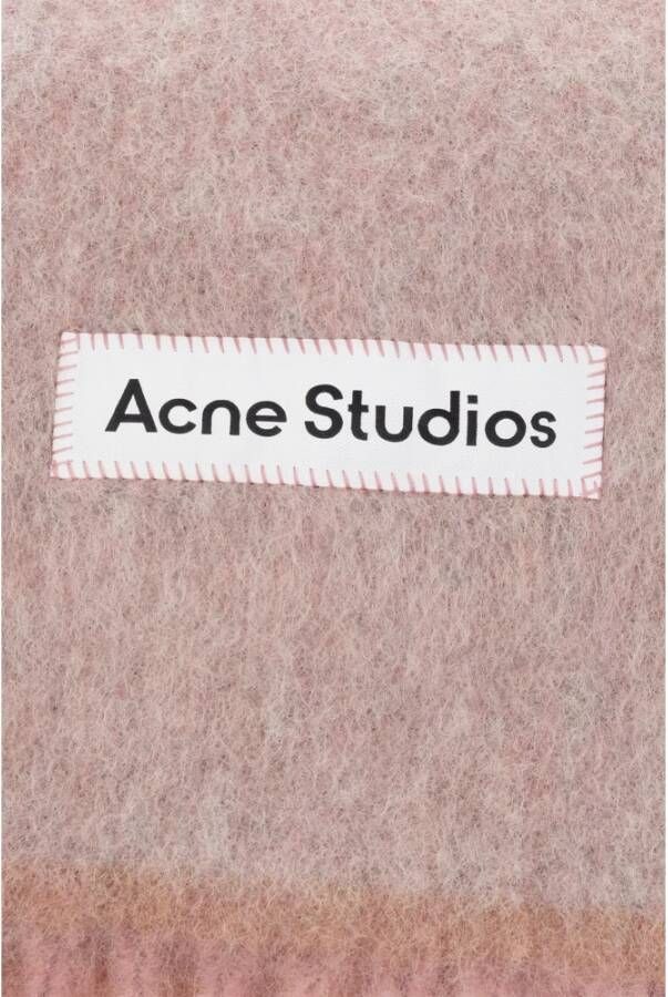 Acne Studios Wollen sjaal Roze Dames