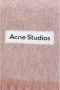 Acne Studios Effene Wollen Sjaal Stoffig Roze Pink Unisex - Thumbnail 2