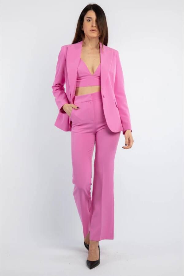 Actualee Blazerjas Roze Dames