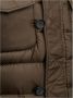 Add Gewatteerde Hoodie Jas in Brons Brown Heren - Thumbnail 2