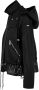 Add Zwarte jas met ritssluiting en verstelbare taille Black Dames - Thumbnail 1