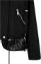 Add Zwarte jas met ritssluiting en verstelbare taille Black Dames - Thumbnail 2