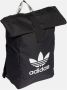 Adidas Originals Adicolor Classic Roll Top Backpack Zwart Unisex - Thumbnail 7