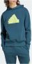 Adidas Blauwe hoodie met modern design Blauw Heren - Thumbnail 3