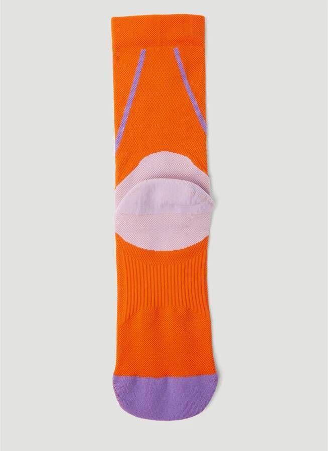 adidas by stella mccartney Lange Logo Sokken Oranje Dames