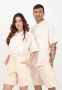 Adidas Originals Lichtgewicht katoenen shorts met elastische taille Beige Heren - Thumbnail 7