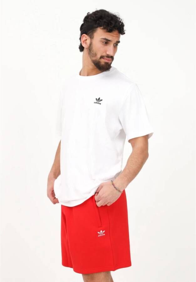 Adidas Rode casual shorts voor heren Rood Heren