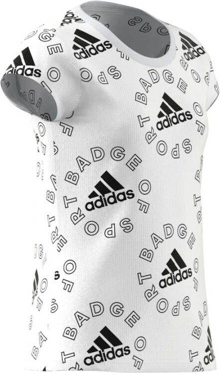 Adidas G Logo TEE ESS JR Wit Dames