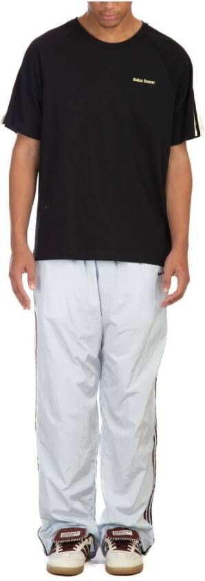 Adidas Gestreept T-shirt Klassieke Stijl Black Heren