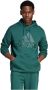 Adidas Essentials French Terry groot Logo Grafische Hoodie Green Heren - Thumbnail 2