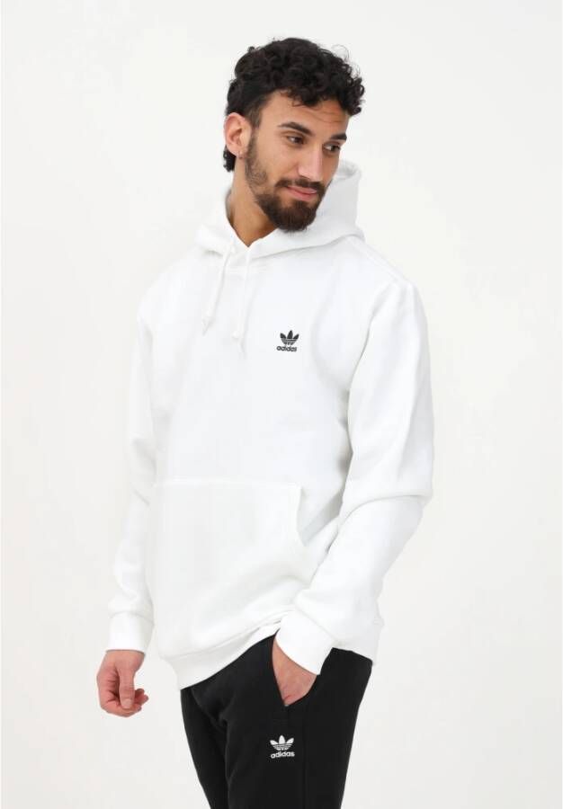 Adidas Witte Hoodie voor Heren Wit Heren