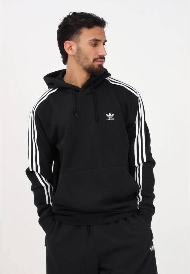 Adidas Zwarte hoodie voor heren Zwart Heren