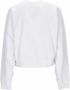 Adidas Oversized Lichtgewicht Crewneck Sweatshirt White Dames - Thumbnail 2