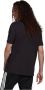 Adidas Trefoil Logo Tee Zwart Wit Katoenen T-shirt Black Heren - Thumbnail 3