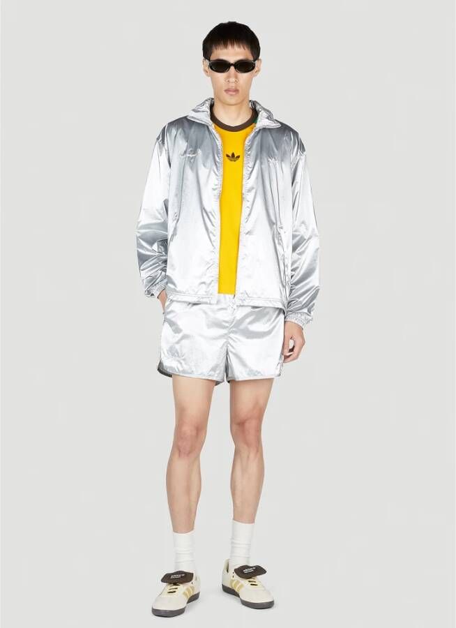 Adidas Metallic Shell Track Jacket Grijs Heren