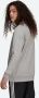 Adidas Klassieke Crewneck Sweatshirt Grijs Heather Wit Gray Heren - Thumbnail 4