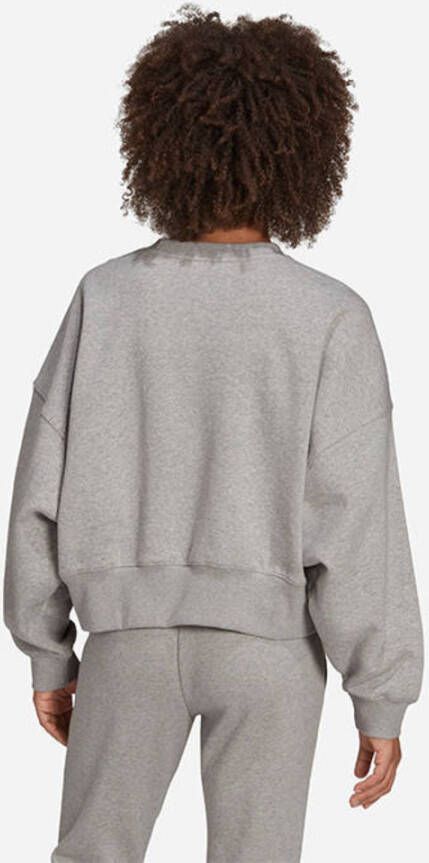 adidas Originals Bluza Damska Administry Essentials Fleece Sweatshirt Hf7478 36 Grijs Dames