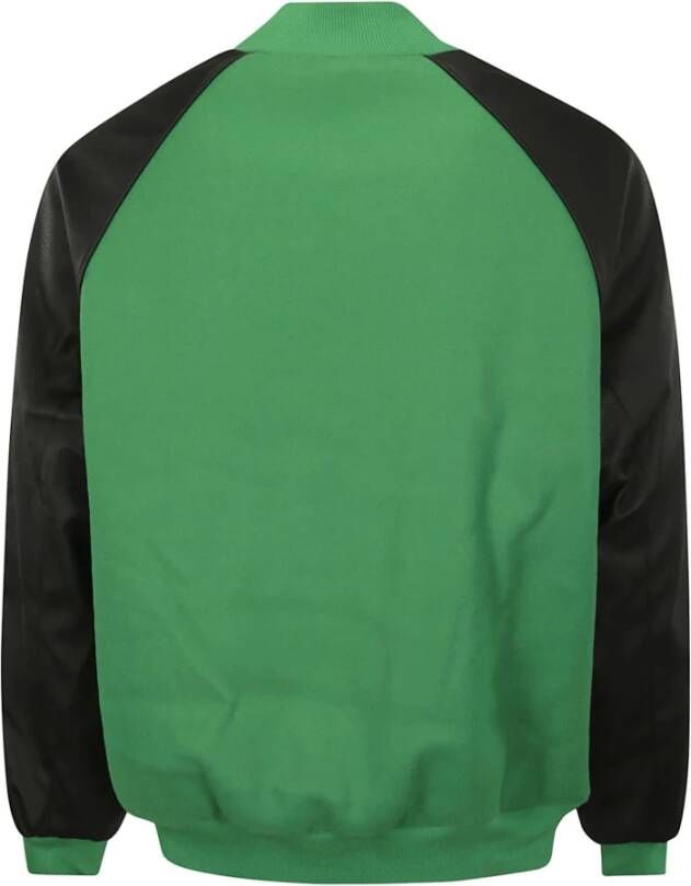 adidas Originals Varsity Green Black Bomberjack voor Heren Groen Heren