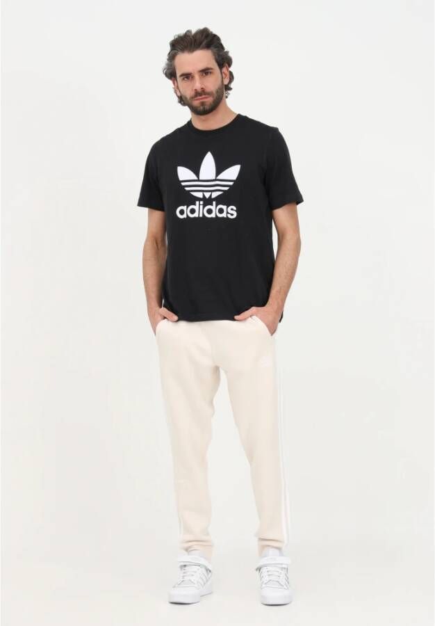 Adidas Originals Crème Sportbroek voor Heren Beige Heren