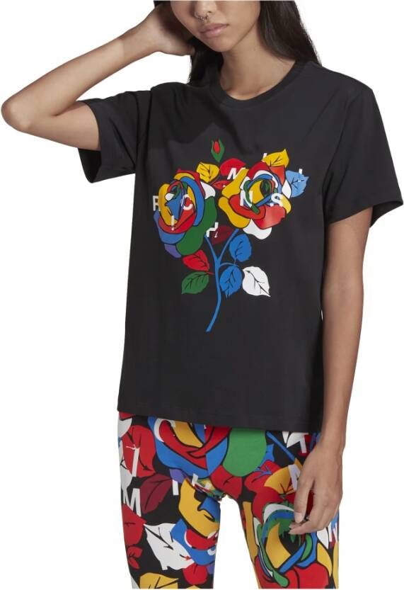 adidas Originals Dames-T-shirt Rich Mnisi Zwart Dames