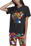 Adidas Originals Dames-T-shirt Rich Mnisi Zwart Dames - Thumbnail 4