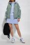 Adidas Blauwe Dawn Cropped Hoodie Lichtgewicht Sweatshirt Blue Dames - Thumbnail 2