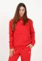 Adidas Originals Rode Hoodie Adicolor Essentials Fleece Rood Dames - Thumbnail 8