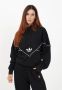Adidas Originals Zwarte Dames Hoodie Sportieve Stijl Herfst-Winter Collectie Im1904 Zwart Dames - Thumbnail 3