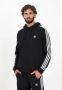 Adidas Originals Klassieke 3-Stripes Hoodie Zwart Black Heren - Thumbnail 3