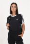 Adidas Originals Klassieke 3-Stripes Dames T-shirt Zwart Black Dames - Thumbnail 3