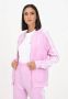 Adidas Originals Roze Sweater met Ritssluiting en Hoge Geribbelde Kraag Pink Dames - Thumbnail 2