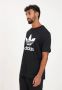 Adidas Originals Sportieve Zwarte T-shirt met Logo Print Zwart Heren - Thumbnail 6