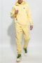 Adidas Gele Fleece Sweatpants Elastische Taille Yellow Heren - Thumbnail 2